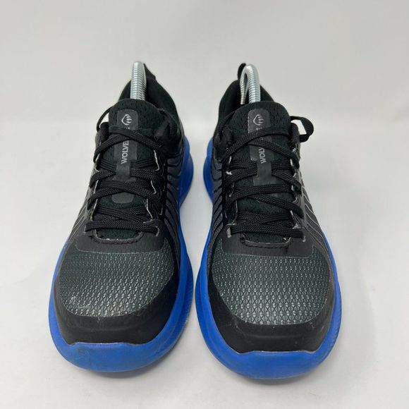 Wolverine Work Shoe Steel Toe Size 9W Women’s Non-Slip Black Blue Sneakers - Picture 3 of 10